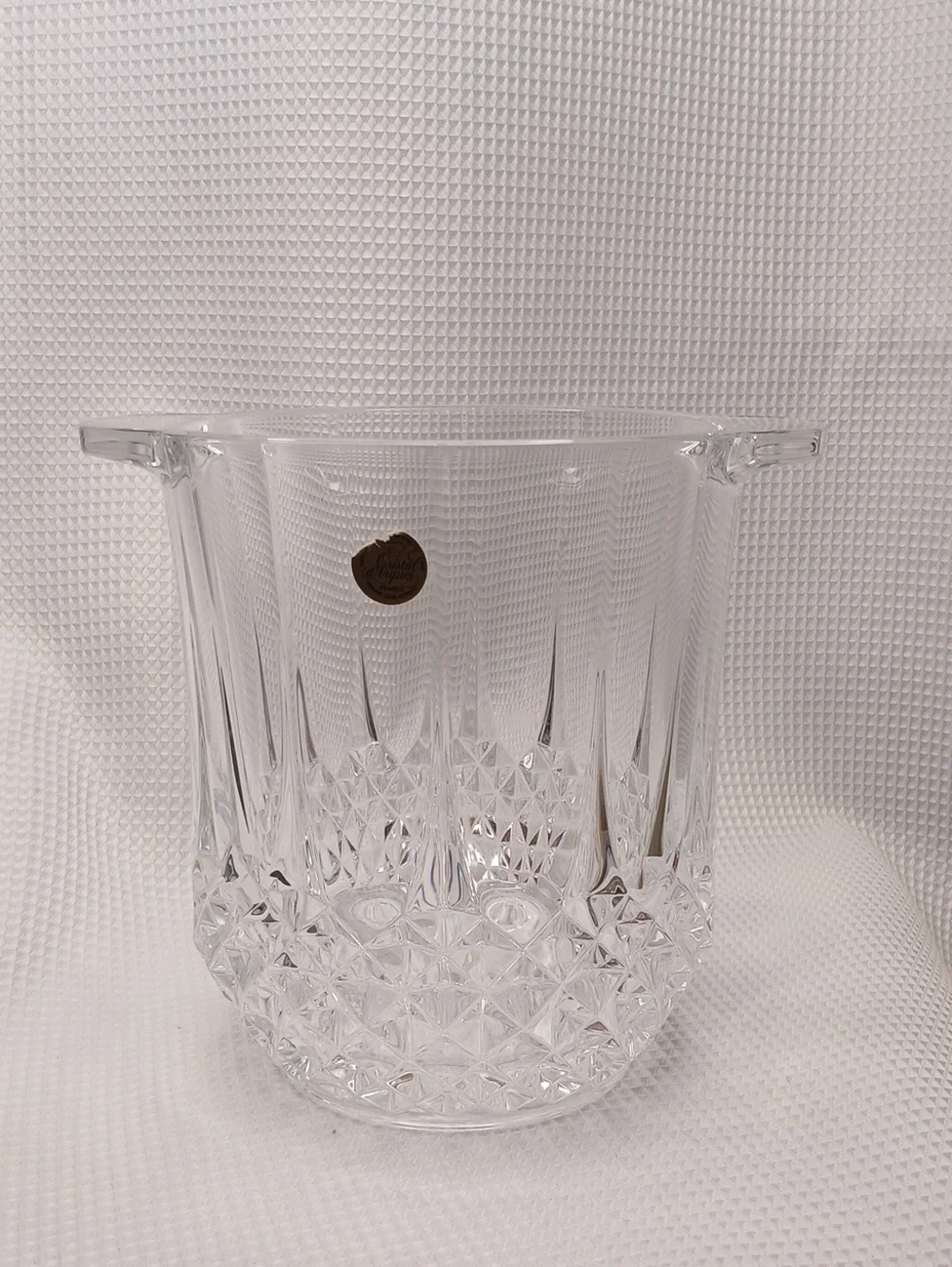 Vintage Cristal D'Arques Longchamp Lead Crystal Ice Bucket - France